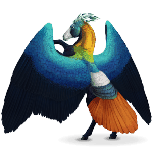cheval nomade oiseau lophos